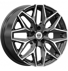 17R Диск КиК Ариус (КС 1187)  7.0x17 5x112 ET40 D57.1 Алмаз черный Сфера