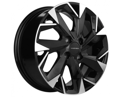 Диск легкосплавный Диск Khomen Wheels KHW-1402 5.5j-14 4X98 ET35 DIA58.5 Black-FP