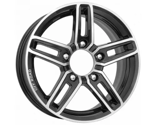 Диск легкосплавный Диск K&K Дон (КС588) R16x6.5 PCD 5x139.7 ET40 DIA98 алмаз черный Диск легкосплавный Диск K&K Дон (КС588) R16x6.5 PCD 5x139.7 ET40 DIA98 алмаз черный